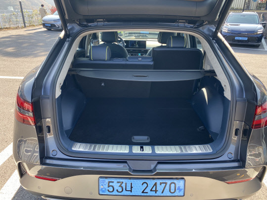 제네시스 GV60 트렁크. <이상현 기자>